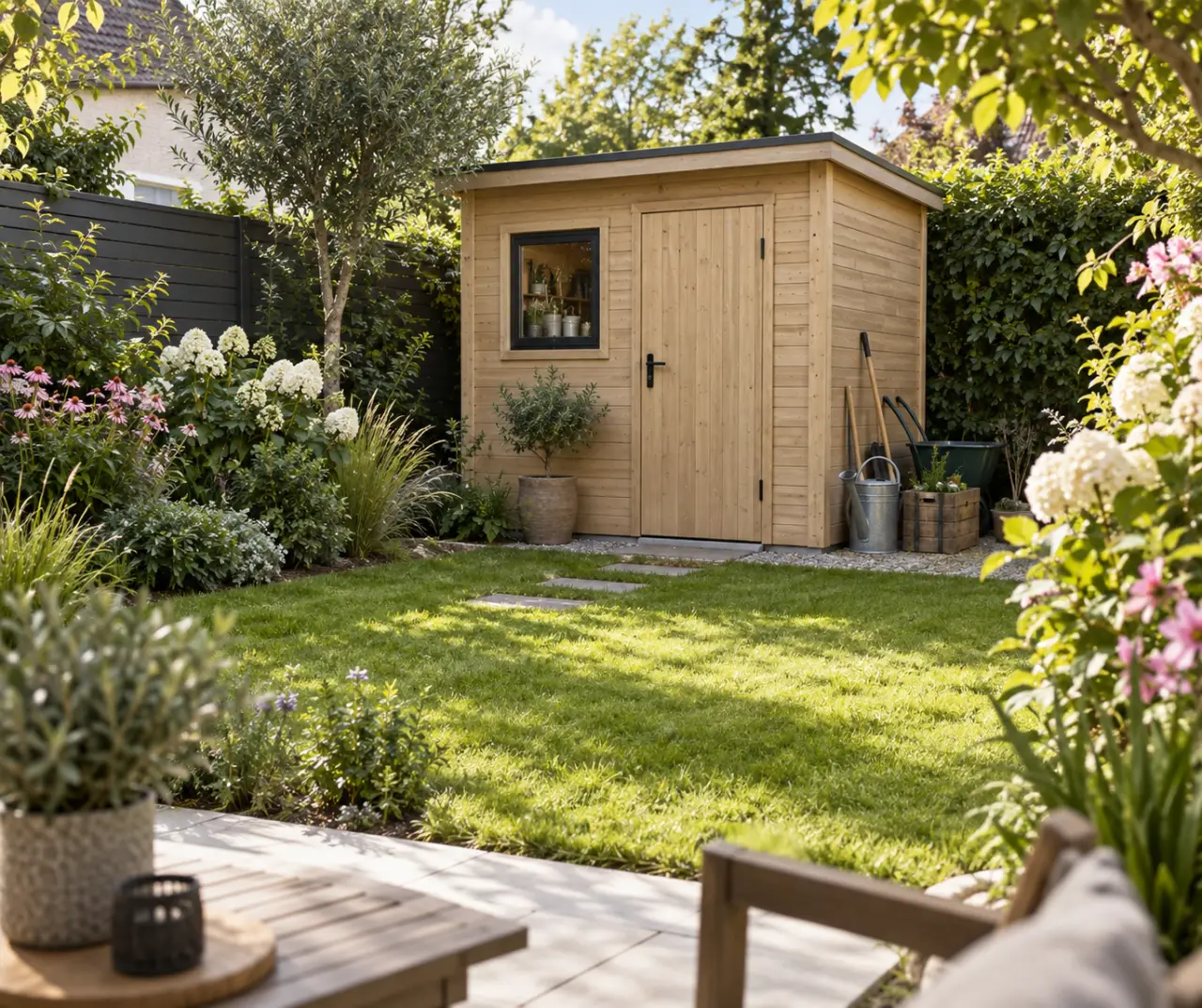 Petit abri de jardin : 5 m² pour gagner de la place sans encombrer le jardin